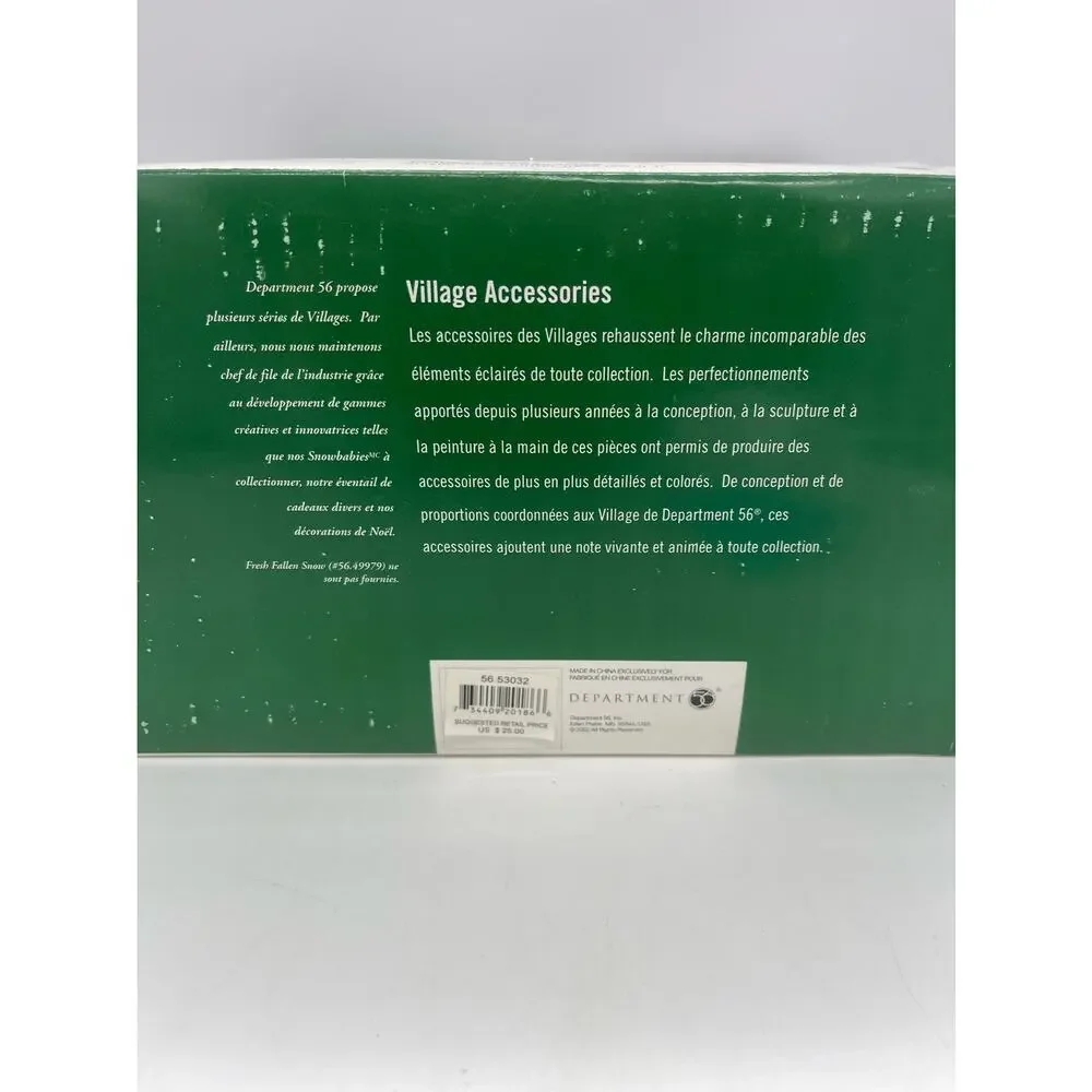 Department 56 Acrylic Green Glitter Trees